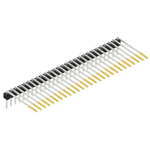 Angebot Stiftleiste, 27-polig, RM 2.54 mm, abgewinkelt, schwarz, SL320727S