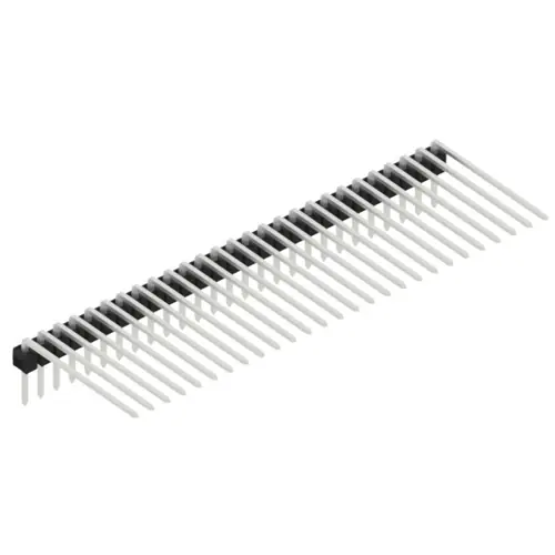 Must-Have Stiftleiste, 27-polig, RM 2.54 mm, abgewinkelt, schwarz, SL320727Z