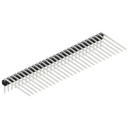 Jetzt Kaufen Stiftleiste, 28-polig, RM 2.54 mm, abgewinkelt, schwarz, SL320728Z