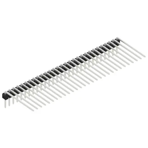 Stiftleiste, 29-polig, RM 2.54 mm, abgewinkelt, schwarz, SL320729Z Garantierte Lieferung