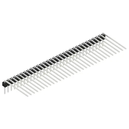 Stiftleiste, 31-polig, RM 2.54 mm, abgewinkelt, schwarz, SL320731Z Sale