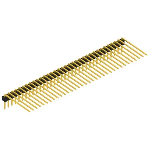 Saisonangebot Stiftleiste, 34-polig, RM 2.54 mm, abgewinkelt, schwarz, SL320734G