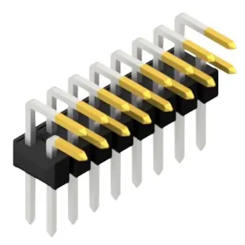 Stiftleiste, 16-polig, RM 2.54 mm, abgewinkelt, schwarz, 10056292 Direktkauf