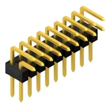 Jetzt Bestellen Stiftleiste, 18-polig, RM 2.54 mm, abgewinkelt, schwarz, 10056294