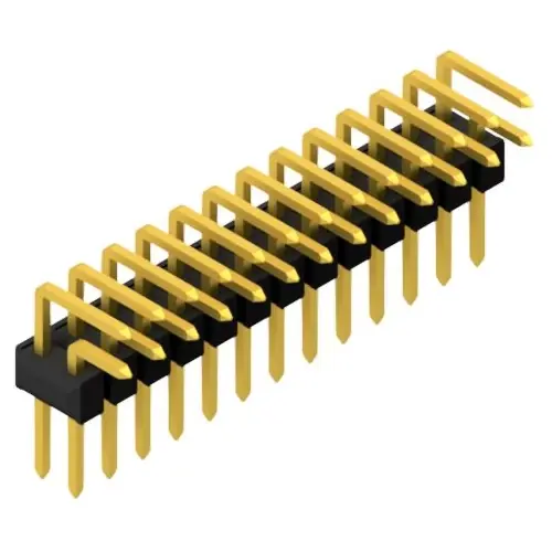 Top-Preis Stiftleiste, 26-polig, RM 2.54 mm, abgewinkelt, schwarz, 10056306