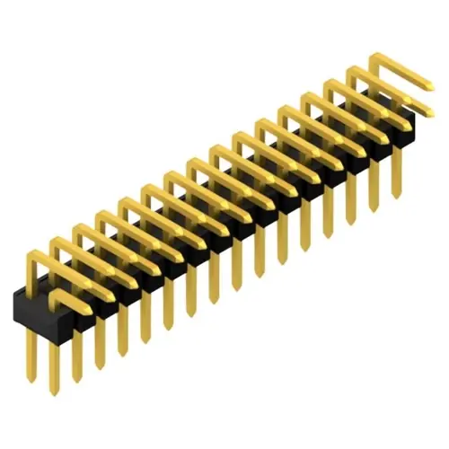 Stiftleiste, 32-polig, RM 2.54 mm, abgewinkelt, schwarz, 10056314 Jetzt Bestellen