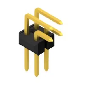 Günstig Stiftleiste, 4-polig, RM 2.54 mm, abgewinkelt, schwarz, 10056271