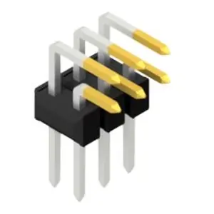 Stiftleiste, 6-polig, RM 2.54 mm, abgewinkelt, schwarz, 10056277 Top-Angebot