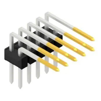 Stiftleiste, 10-polig, RM 2.54 mm, abgewinkelt, schwarz, SL410110S Knallerangebot