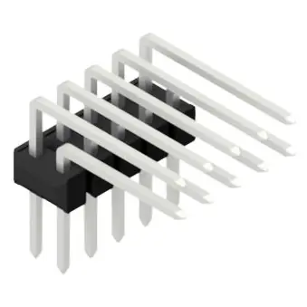 Online Kaufen Stiftleiste, 10-polig, RM 2.54 mm, abgewinkelt, schwarz, 10056369