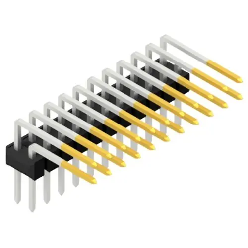 Bestseller Stiftleiste, 22-polig, RM 2.54 mm, abgewinkelt, schwarz, SL410122S