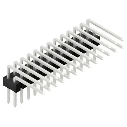 Stiftleiste, 26-polig, RM 2.54 mm, abgewinkelt, schwarz, SL410126Z Letzte Chance