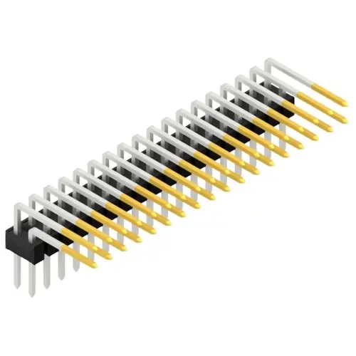 Meistverkauft Stiftleiste, 36-polig, RM 2.54 mm, abgewinkelt, schwarz, SL410136S