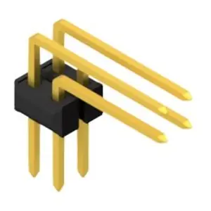 Stiftleiste, 4-polig, RM 2.54 mm, abgewinkelt, schwarz, 10056362 Saisonangebot