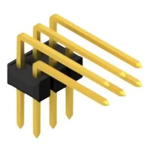 Stiftleiste, 6-polig, RM 2.54 mm, abgewinkelt, schwarz, 10056364 Jetzt Kaufen