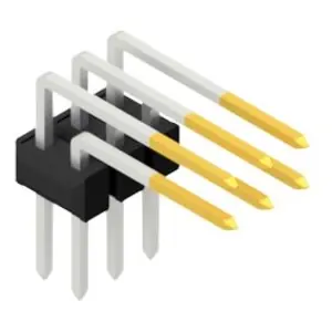 Stiftleiste, 6-polig, RM 2.54 mm, abgewinkelt, schwarz, SL41016S Sonderangebot