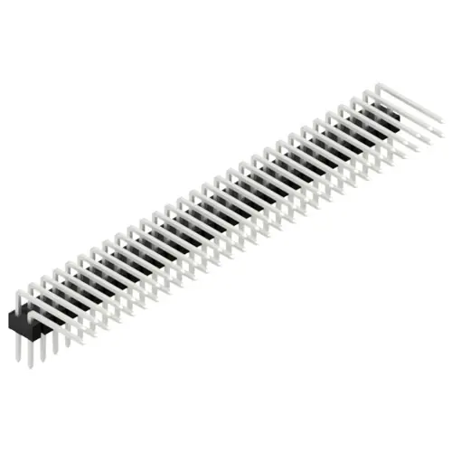 Direktkauf Stiftleiste, 60-polig, RM 2.54 mm, abgewinkelt, schwarz, SL410160Z