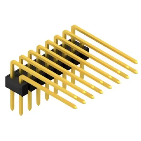 Stiftleiste, 16-polig, RM 2.54 mm, abgewinkelt, schwarz, 10056414 Direkt Vom Hersteller