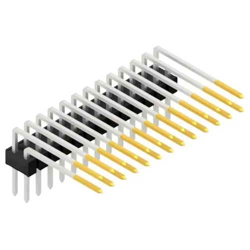 Mega-Angebot Stiftleiste, 26-polig, RM 2.54 mm, abgewinkelt, schwarz, SL415226S