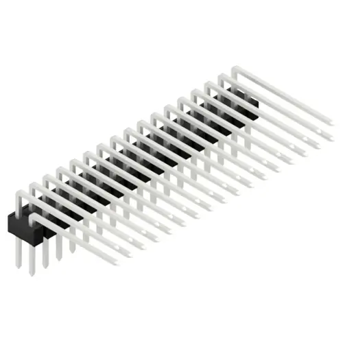 Schnäppchen Stiftleiste, 34-polig, RM 2.54 mm, abgewinkelt, schwarz, SL415234Z