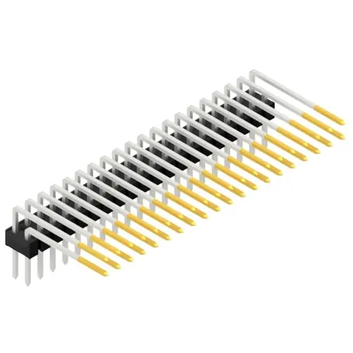 Direktkauf Stiftleiste, 40-polig, RM 2.54 mm, abgewinkelt, schwarz, SL415240S