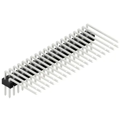 Highlight Stiftleiste, 40-polig, RM 2.54 mm, abgewinkelt, schwarz, SL415240Z