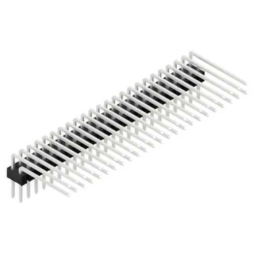 Stiftleiste, 48-polig, RM 2.54 mm, abgewinkelt, schwarz, SL415248Z Nur Für Kurze Zeit