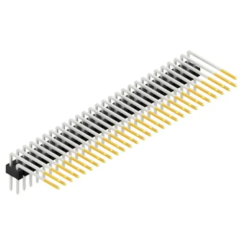 Stiftleiste, 56-polig, RM 2.54 mm, abgewinkelt, schwarz, SL415256S Angebot