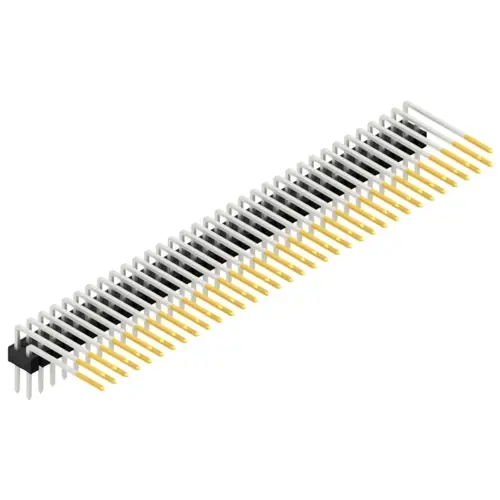 Stiftleiste, 68-polig, RM 2.54 mm, abgewinkelt, schwarz, SL415268S Jetzt Bestellen