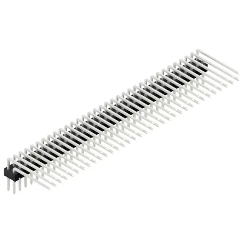 Stiftleiste, 68-polig, RM 2.54 mm, abgewinkelt, schwarz, SL415268Z Jetzt Bestellen