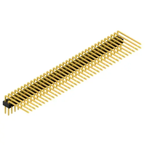 Finale Aktion Stiftleiste, 72-polig, RM 2.54 mm, abgewinkelt, schwarz, 10056432