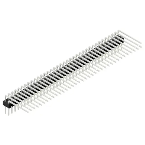 Stiftleiste, 72-polig, RM 2.54 mm, abgewinkelt, schwarz, 10056434 Begrenztes Angebot