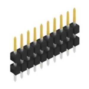 Sonderangebot Stiftleiste, 10-polig, RM 2.54 mm, gerade, schwarz, 10056454