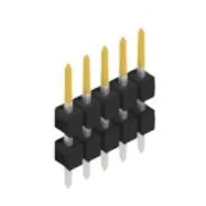 Stiftleiste, 5-polig, RM 2.54 mm, gerade, schwarz, 10131528 Direktkauf