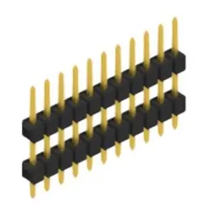 Schneller Versand Stiftleiste, 11-polig, RM 2.54 mm, gerade, schwarz, 10056508