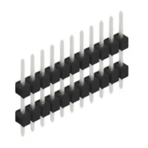 Stiftleiste, 11-polig, RM 2.54 mm, gerade, schwarz, SL509711Z Top-Angebot