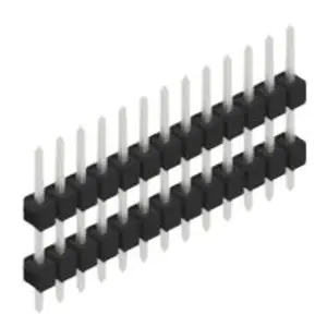 Jetzt Kaufen Stiftleiste, 13-polig, RM 2.54 mm, gerade, schwarz, 10056513