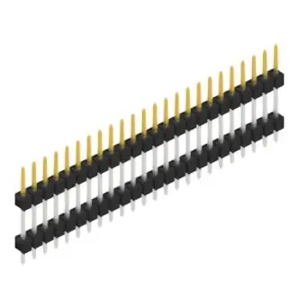 Meistverkauft Stiftleiste, 24-polig, RM 2.54 mm, gerade, schwarz, SL512124S