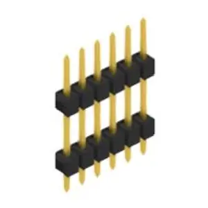 Sale Stiftleiste, 6-polig, RM 2.54 mm, gerade, schwarz, 10056555