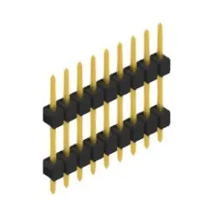 Finale Aktion Stiftleiste, 9-polig, RM 2.54 mm, gerade, schwarz, SL51219G