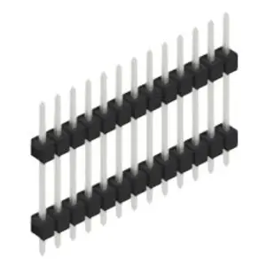 Stiftleiste, 13-polig, RM 2.54 mm, gerade, schwarz, 10056621 Wochenendangebot