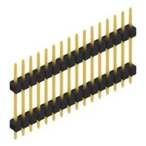 Aktuell Stiftleiste, 16-polig, RM 2.54 mm, gerade, schwarz, 10056627