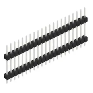 Knallerangebot Stiftleiste, 21-polig, RM 2.54 mm, gerade, schwarz, SL514721Z