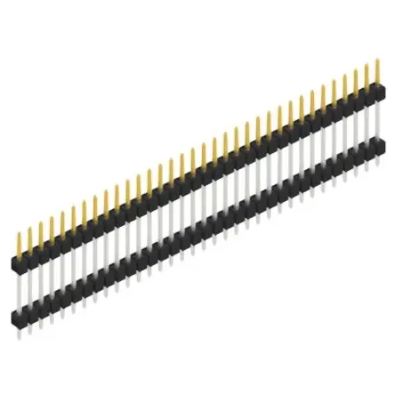 Stiftleiste, 34-polig, RM 2.54 mm, gerade, schwarz, SL514734S Mega-Angebot