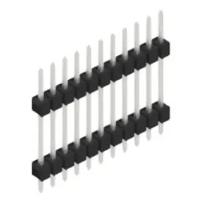 Geprüft Stiftleiste, 11-polig, RM 2.54 mm, gerade, schwarz, SL515611Z