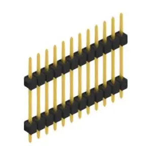 Kracherpreis Stiftleiste, 12-polig, RM 2.54 mm, gerade, schwarz, 10056669