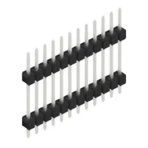 Nur Für Kurze Zeit Stiftleiste, 12-polig, RM 2.54 mm, gerade, schwarz, 10056671