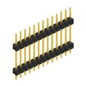 Stiftleiste, 13-polig, RM 2.54 mm, gerade, schwarz, SL515613G Bestseller