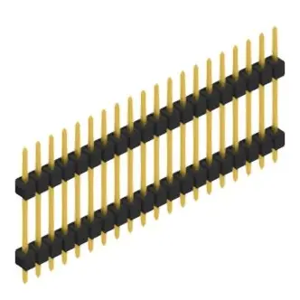 Stiftleiste, 20-polig, RM 2.54 mm, gerade, schwarz, 10056680 Finale Aktion