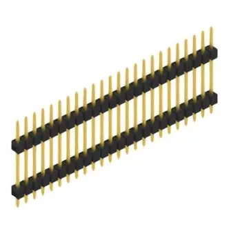 Kracherpreis Stiftleiste, 24-polig, RM 2.54 mm, gerade, schwarz, SL515624G